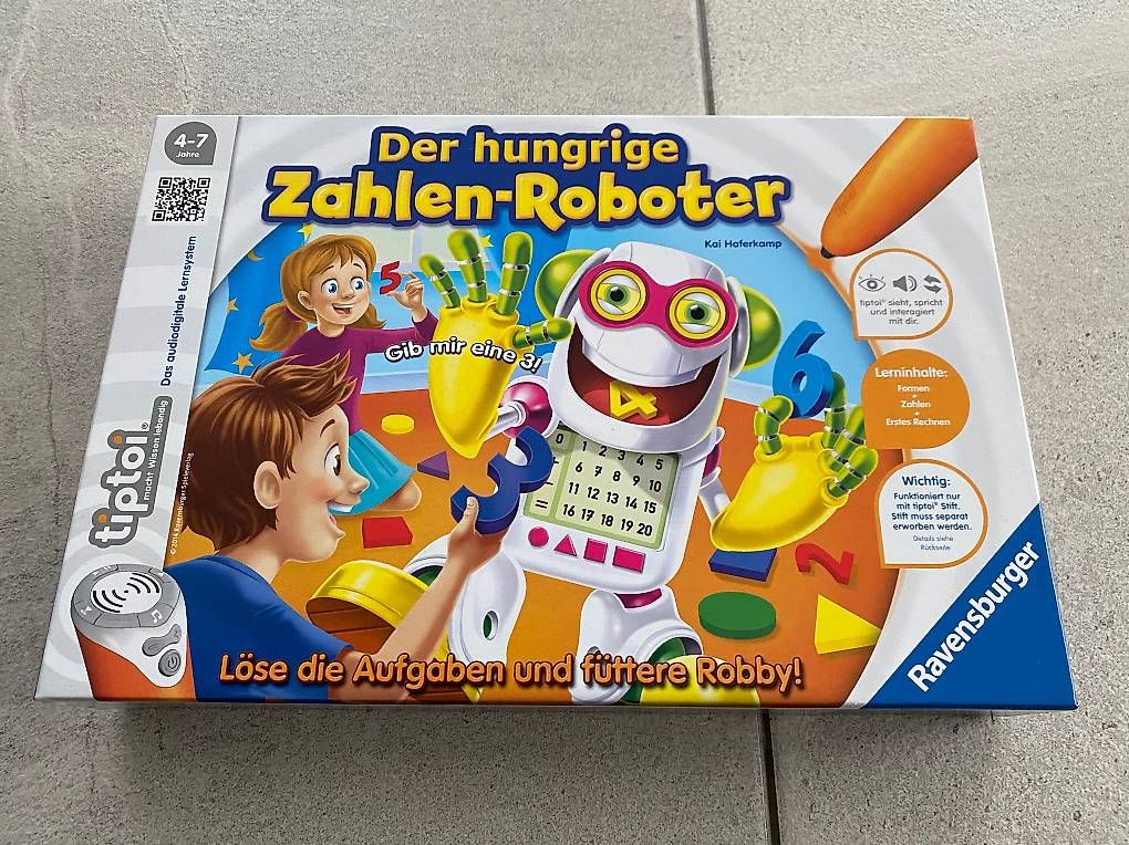 Ravensburger Giochi: tiptoi Spiel - Der hungrige Zahlen-Roboter – Usato da Obermumpf venduto da joerg86