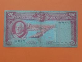 Billet Angola 500 Escudos 1962, Banco de Angola