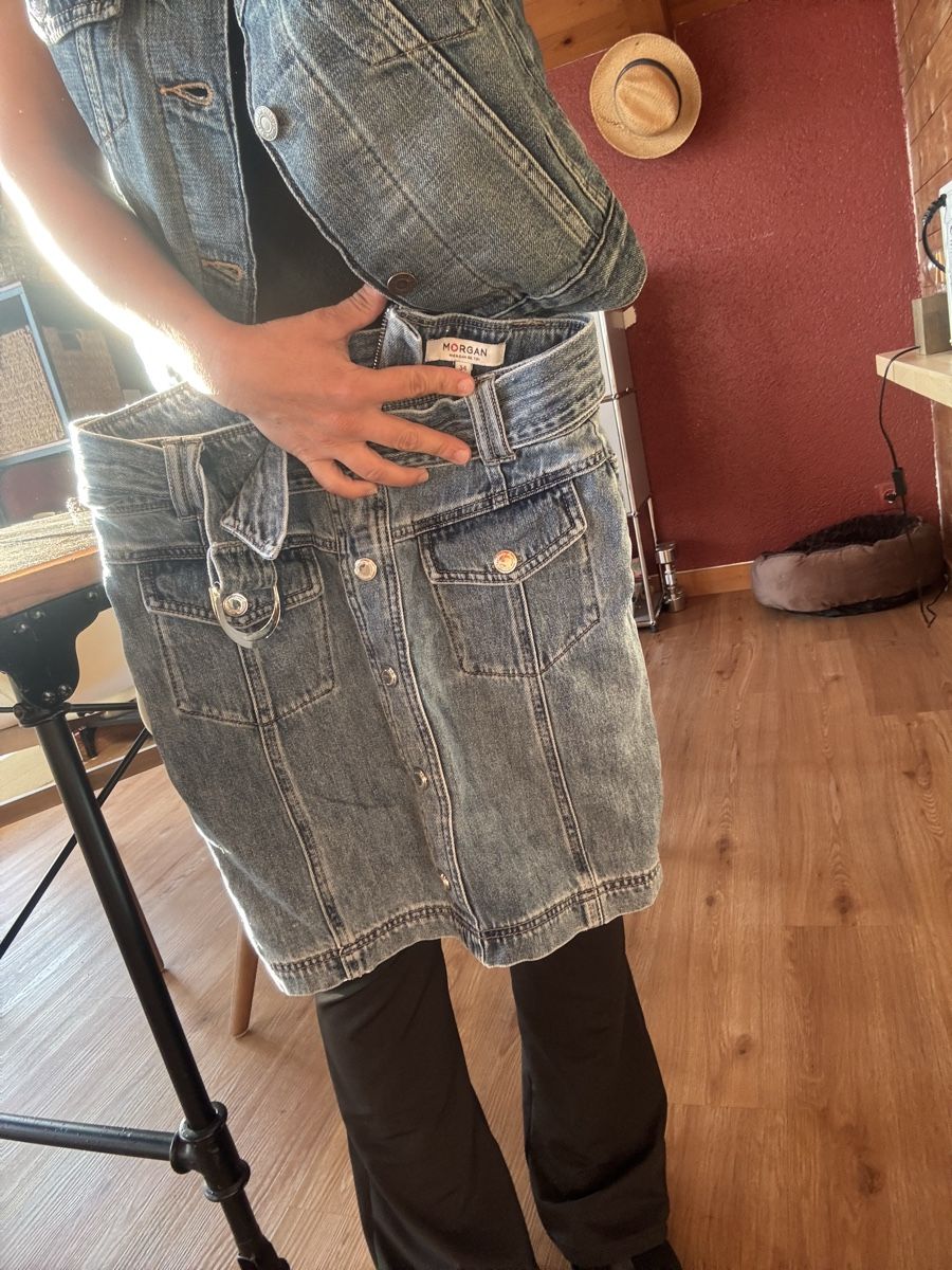 Morgan Gonne: Jeansrock MORGAN | Gr. 34 | Cotton – Usato da Jegenstorf venduto da vanisaem 4