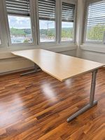1-2 Massive Bürotische / Schreibtische / Pulte  220 × 90 cm