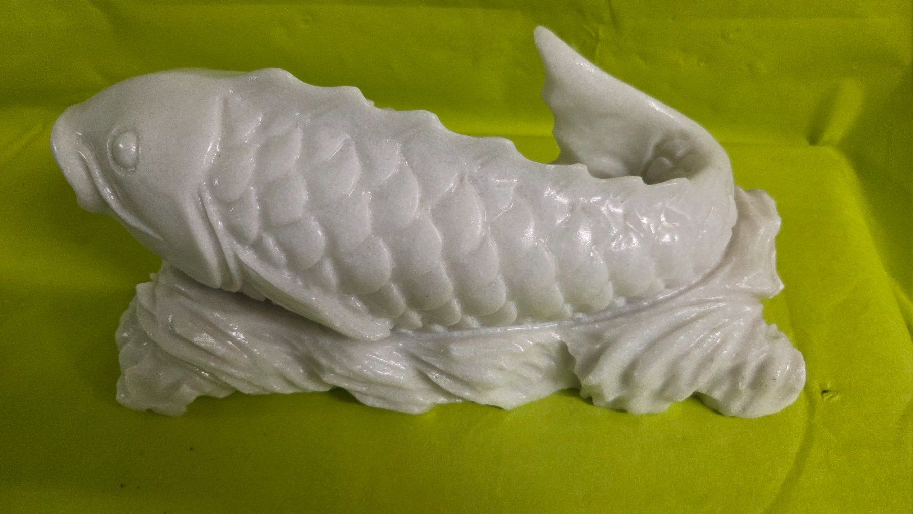 Sculture & Statue: KOI aus Marmor 30cm – Nuovo (secondo la descrizione) da Roggliswil venduto da Mabelco