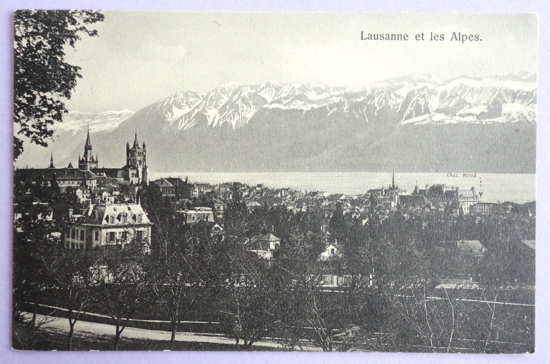 Cartoline postali: Lausanne et les Alpes – Usato da Fétigny venduto da Billy2miny