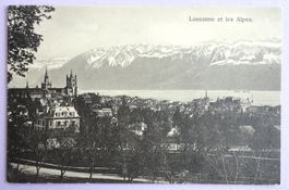 Lausanne et les Alpes
