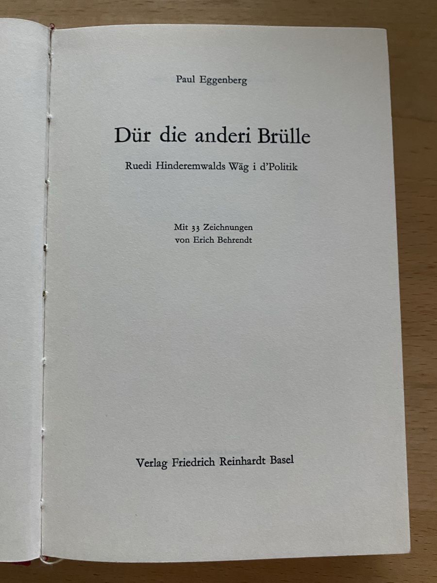 Libri: Dür die anderi Brülle - Paul Eggenberg – Usato da Schwarzenburg venduto da Michellu 3