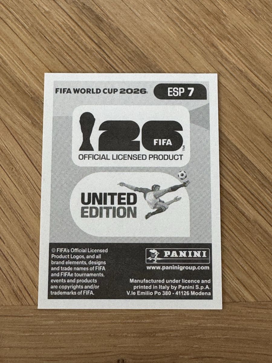Panini Carte collezionabili: Panini 2026 ESP 7 – Nuovo (secondo la descrizione) da Grand-Lancy venduto da cyr_n5ky 1