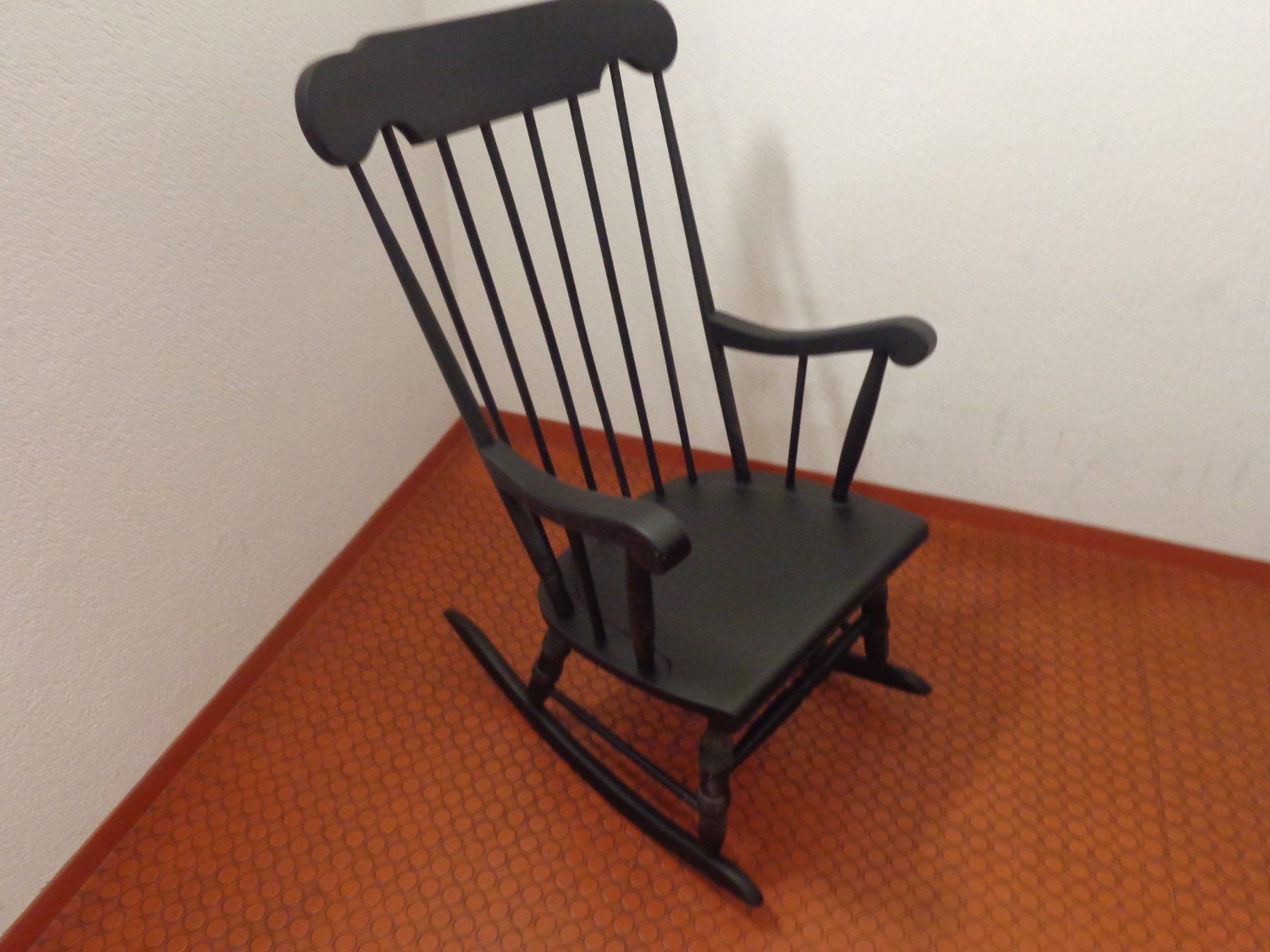 Sedie: Schaukelstuhl schwarz Holz – Usato da Liestal venduto da Gecko16 1