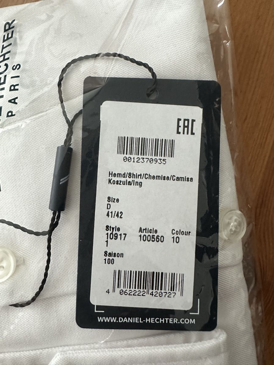 Daniel Hechter Camicie: DANIEL HECHTER Herrenhemd Langarm Modern Fit – Nuovo e nell'imballaggio originale da Root venduto da NaBr76 3