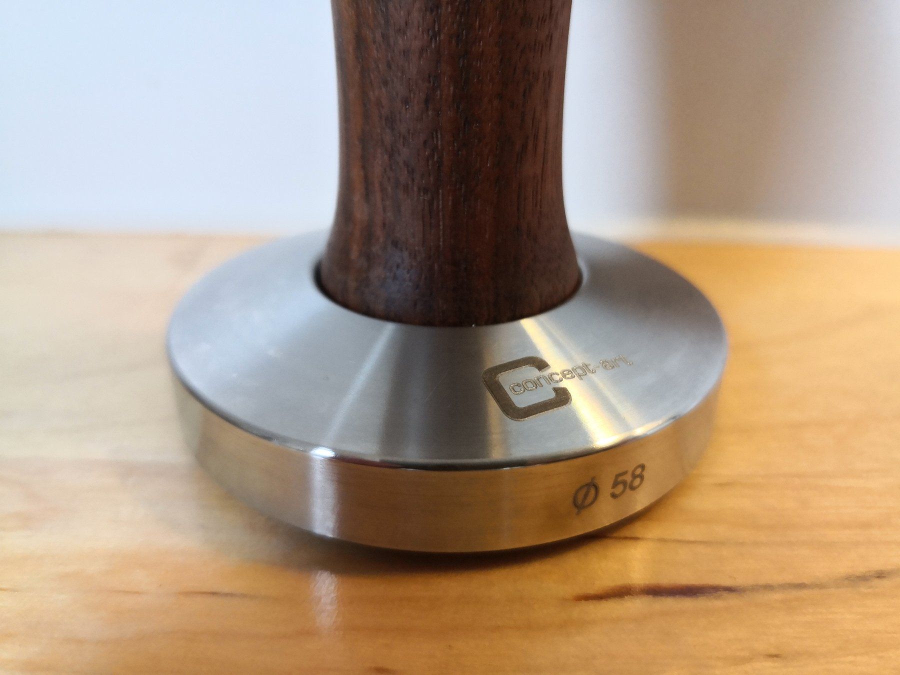 Elettrodomestici da cucina: Tamper 58mm mit Nussbaumgriff – Usato da Melchnau venduto da Asmodeus 2