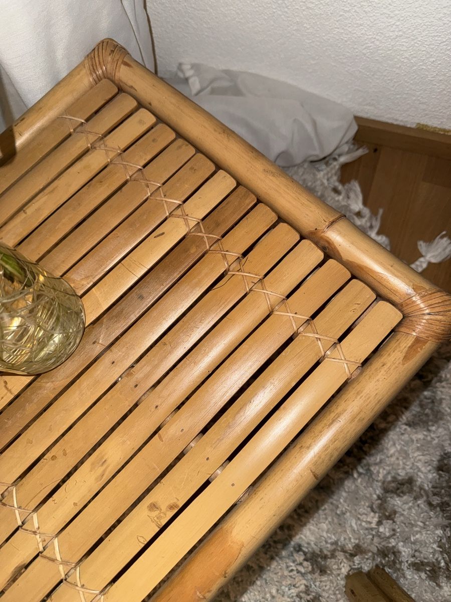 Poltrone: Rattanstuhl mit Tisch – Usato da Mörschwil venduto da Seegurke18 3