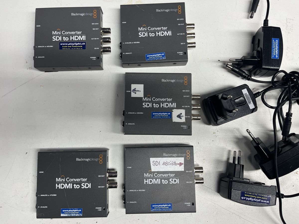 Blackmagic Convertitori: Converter Set SDI to HDMI – Usato da Nesslau venduto da Pbon