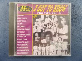 J GOT TO KNOW THE 70's VOL6 CD MUSIC ON MY MIND