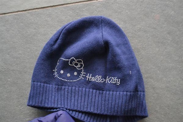 H&M Giacche & Cappotti: Jacke + Mutze Hello Kitty, Gr. 98, Blau – Usato da Teufen AR venduto da Maleaa 1