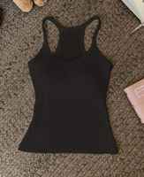 NEUES Top mit Brust Pads integriert schwarz Gr. S - 225441