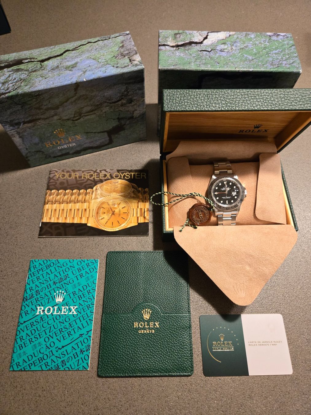 Rolex Orologi: Rolex Explorer II schwarz Ref 16570 – Nuovo (secondo la descrizione) da Oetwil a.d. Limmat venduto da Rumbelo