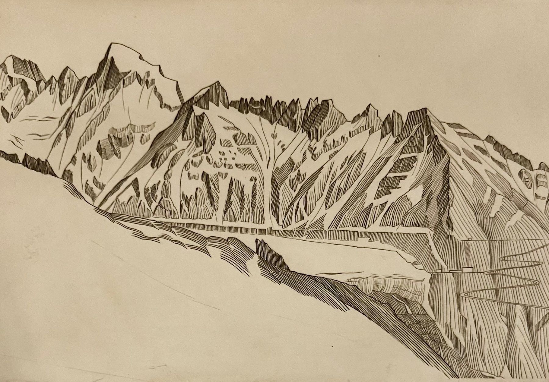 Stiche: Gravure du Galenstock – Gebraucht aus Lausanne von Willandco
