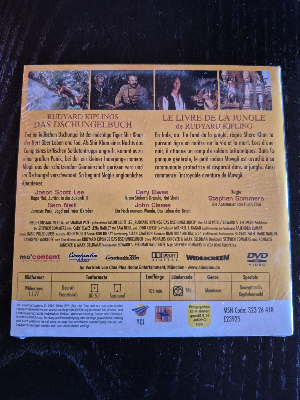 Tutti i DVDs: DVD Das Dschungelbuch Rudyard Kipling - Neu – Nuovo e nell'imballaggio originale da Bern venduto da Roibusch 1