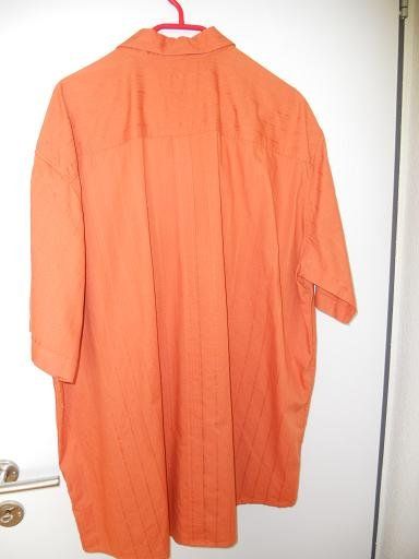 Hemden: Neuw. Hemd kurzarm - orange - Gr.49-50 – Neu (gemäss Beschreibung) aus Uznach von Laeuffer 1