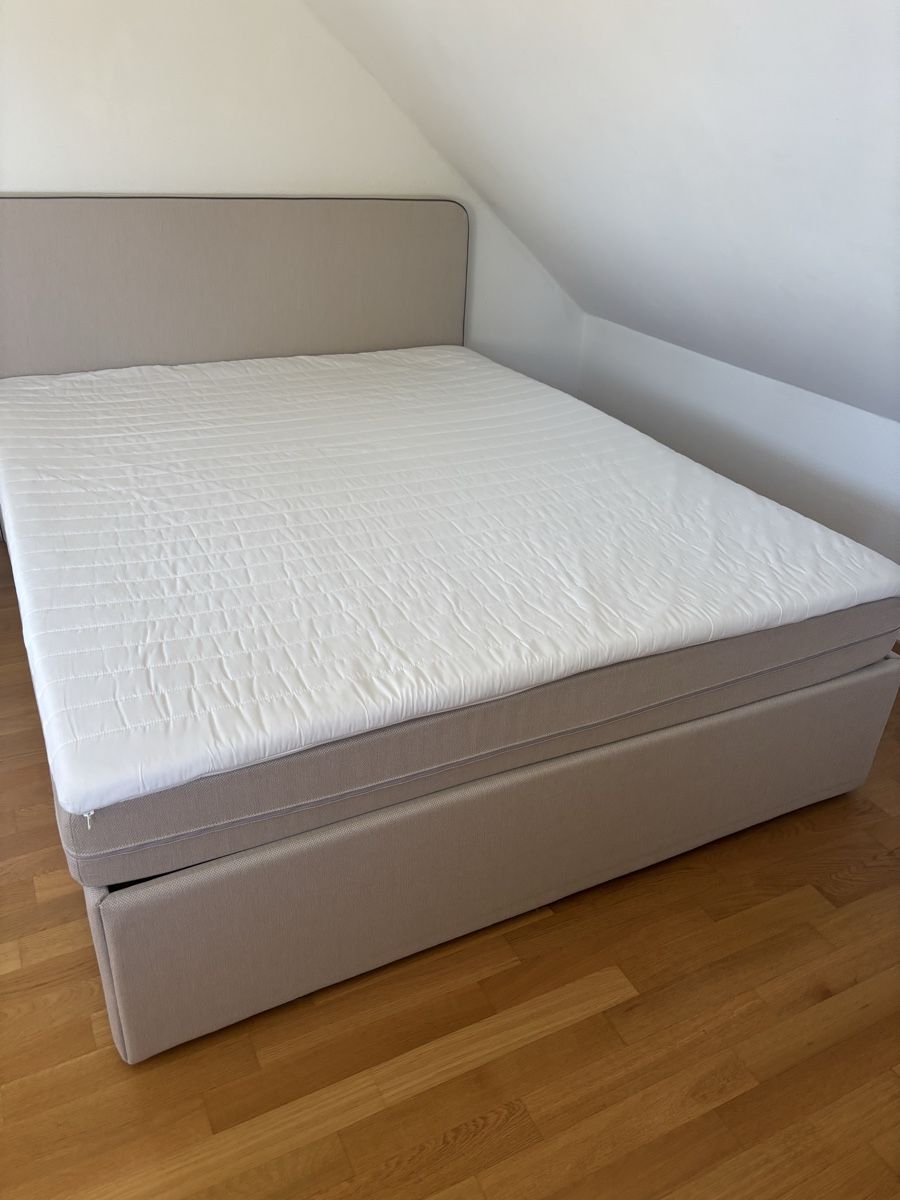 Lits: Boxspring 160x200 sand – D'occasion à Pratteln par Oxa0
