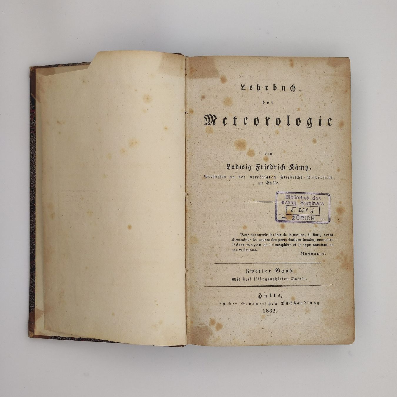 Libri: LEHRBUCH DER METEOROLGIE – Usato da Goldach venduto da Gaip 3