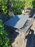 Gartentisch inkl. 4 Stühle aus Streckmetall 72x90x143 cm