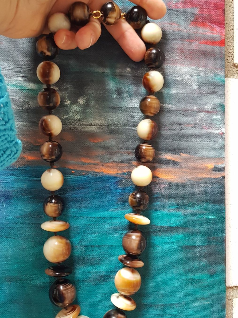 Catenine: VALENTINO  - Halskette mit Orhclips – Usato da Lengnau BE venduto da Mango888 5