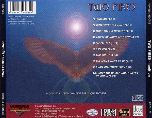 CD: Two Fires – Ignition Hard AOR – Usato da Gingins venduto da Demonseed 1