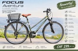 FOCUS Aventura Fitness Series Damenvelo – 28", 27-Gang