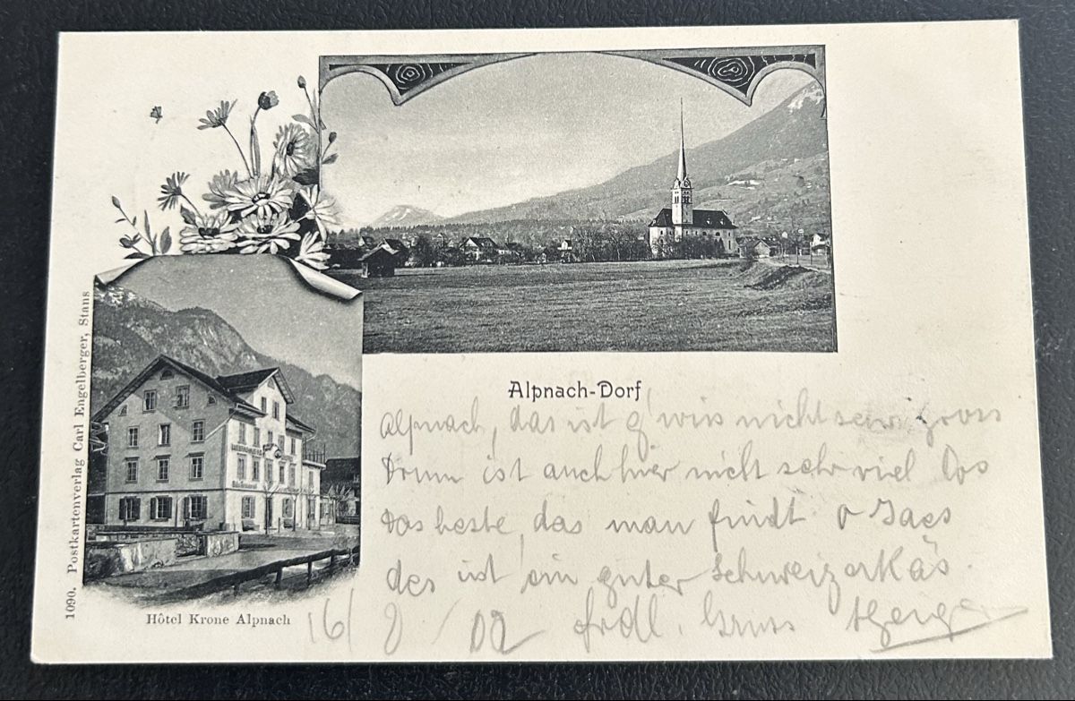 Cartoline postali: Gruss aus Alpnach Dorf – Usato da Horw venduto da Tellbub