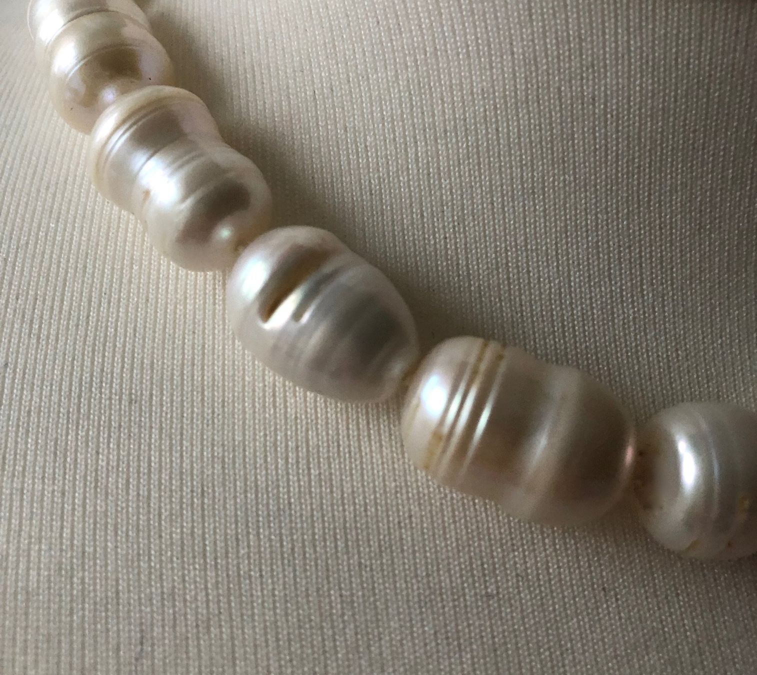 Ketten: NEU: weisse Echtperlenkette, Halskette, Perlenkette, Collier – Neu (gemäss Beschreibung) aus Zürich von aboxi 2