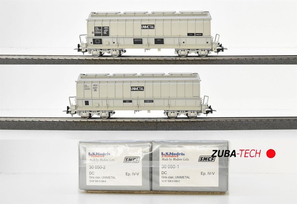 Wagon Minéralier UNIMETAL L.S. MODEL - Echelle HO - Ref 30050 - Occasion Comme Neuf