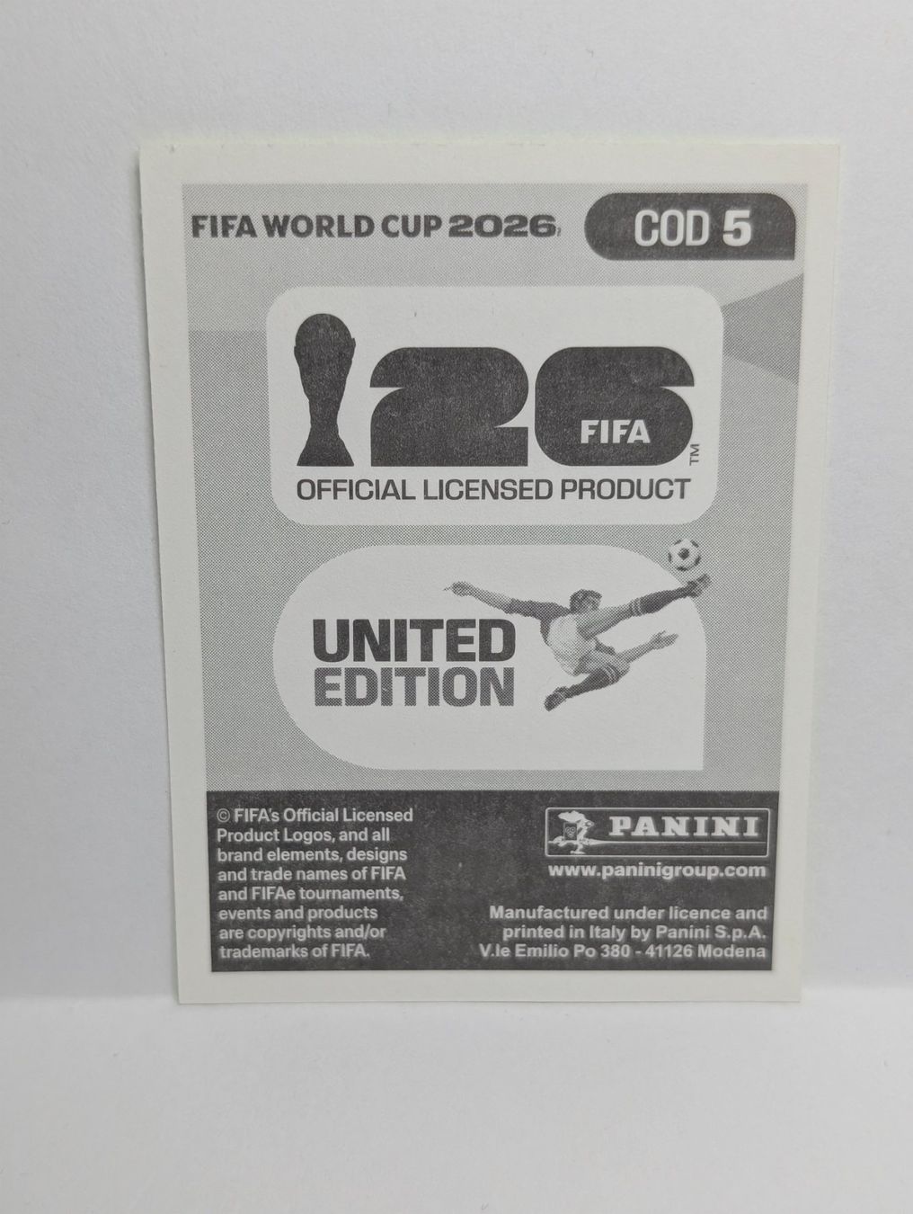 Panini Carte collezionabili: Panini WM 2026 - COD 5 - Arthur MASUAKU CONGO – Nuovo (secondo la descrizione) da Founex venduto da amel89 1