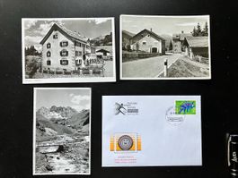 Graubünden mit Ansichtskarten 1945