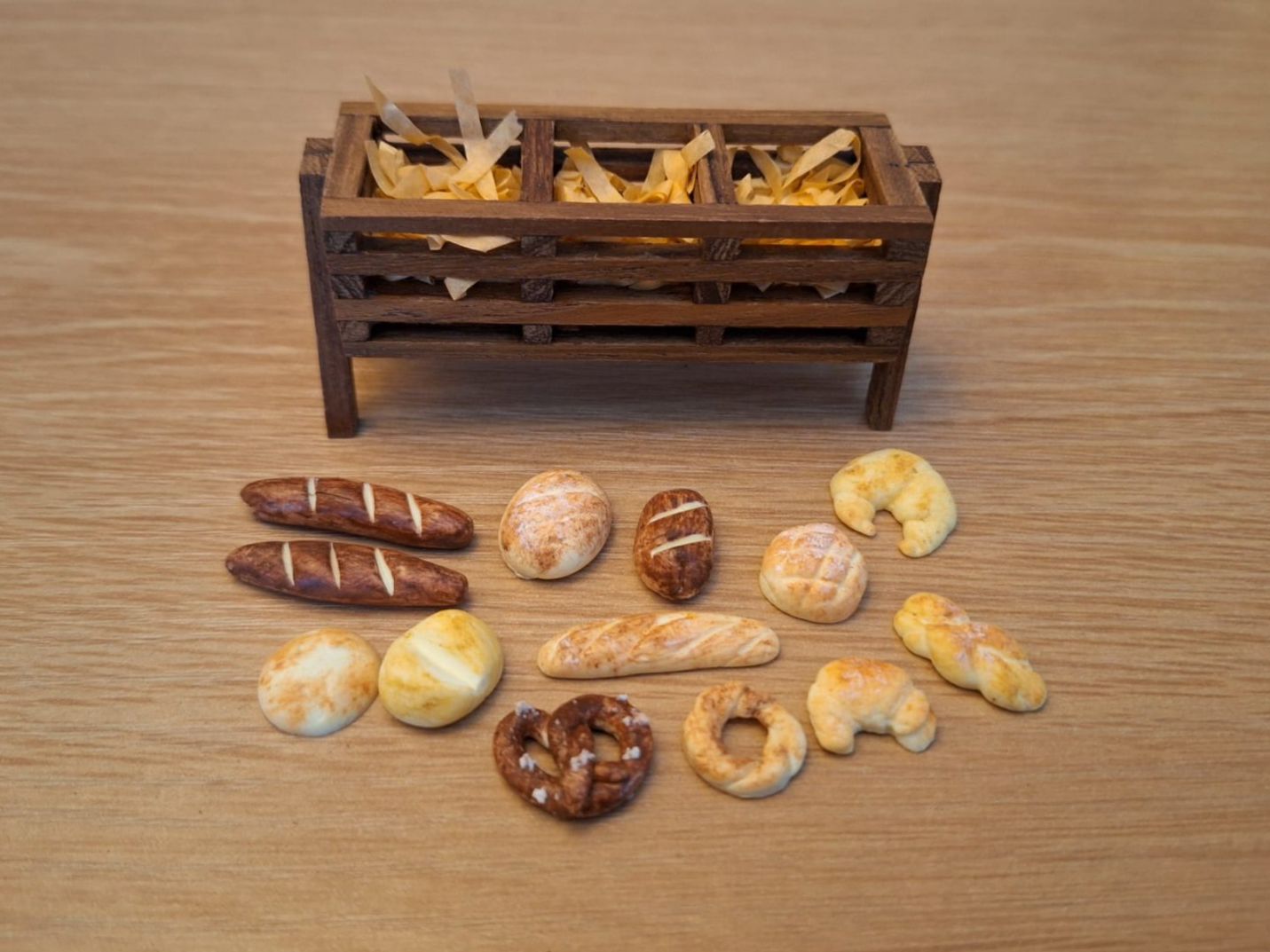Case e mobili per bambole: Handmade Brot Gestell – Nuovo (secondo la descrizione) da Zürich venduto da HandmadeTinyFood 6