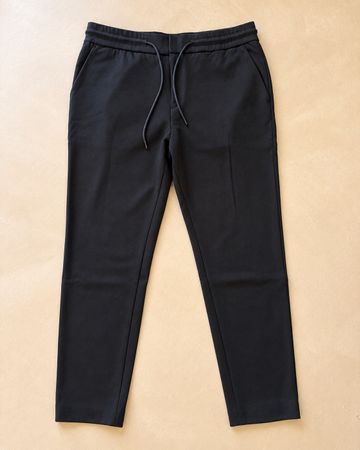 HUGO BOSS Hose Howard schwarz mit Kordelzug