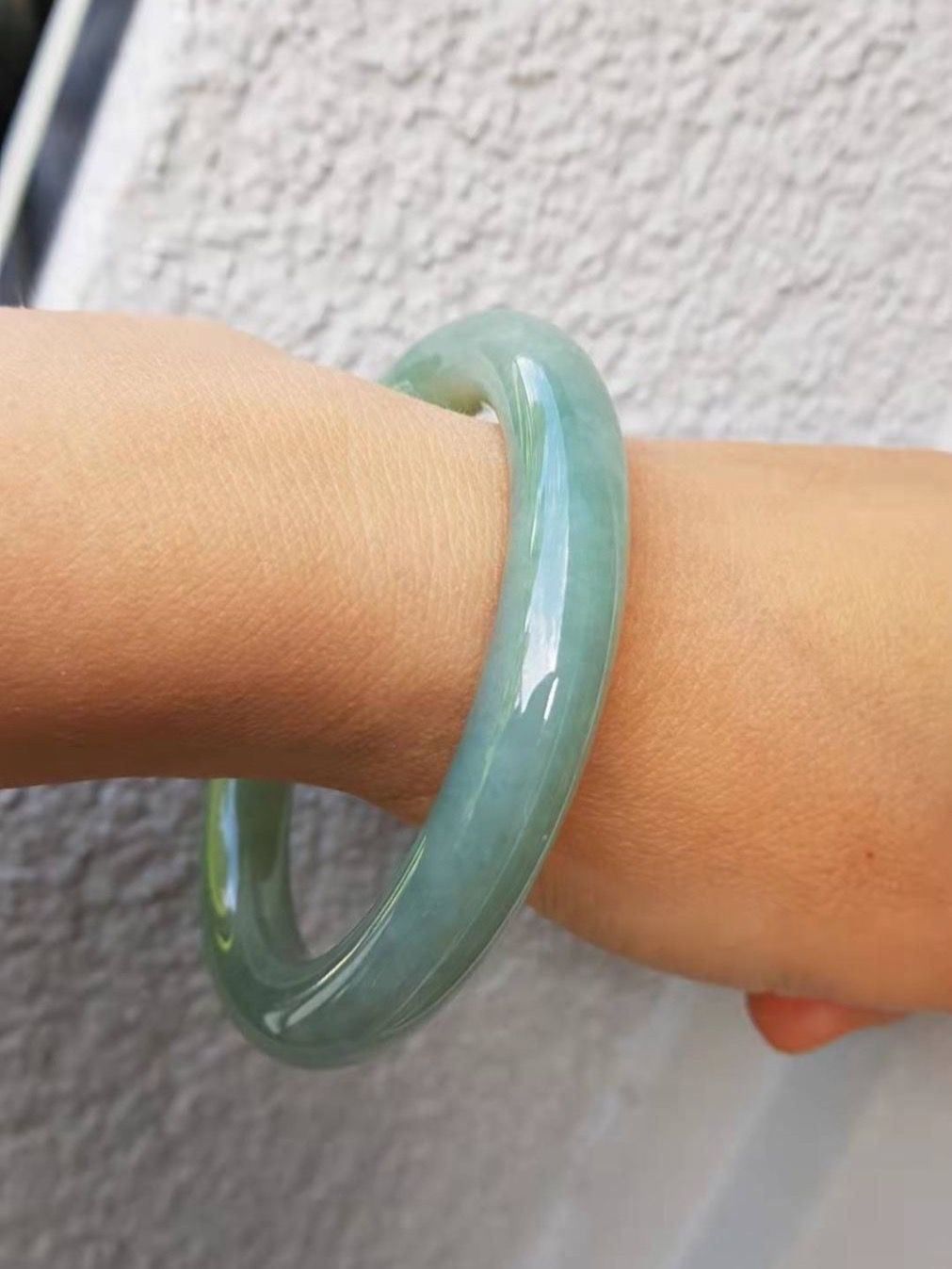 Bracciali & Braccialetti: Armreif aus Jadeite-Jade Typ A – Nuovo (secondo la descrizione) da Bern venduto da Steinfieber 4