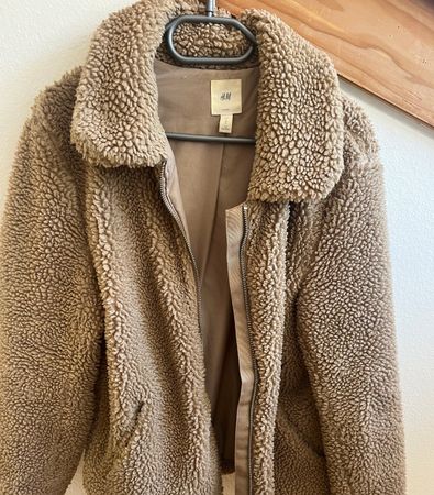 Veste teddy beige H&M