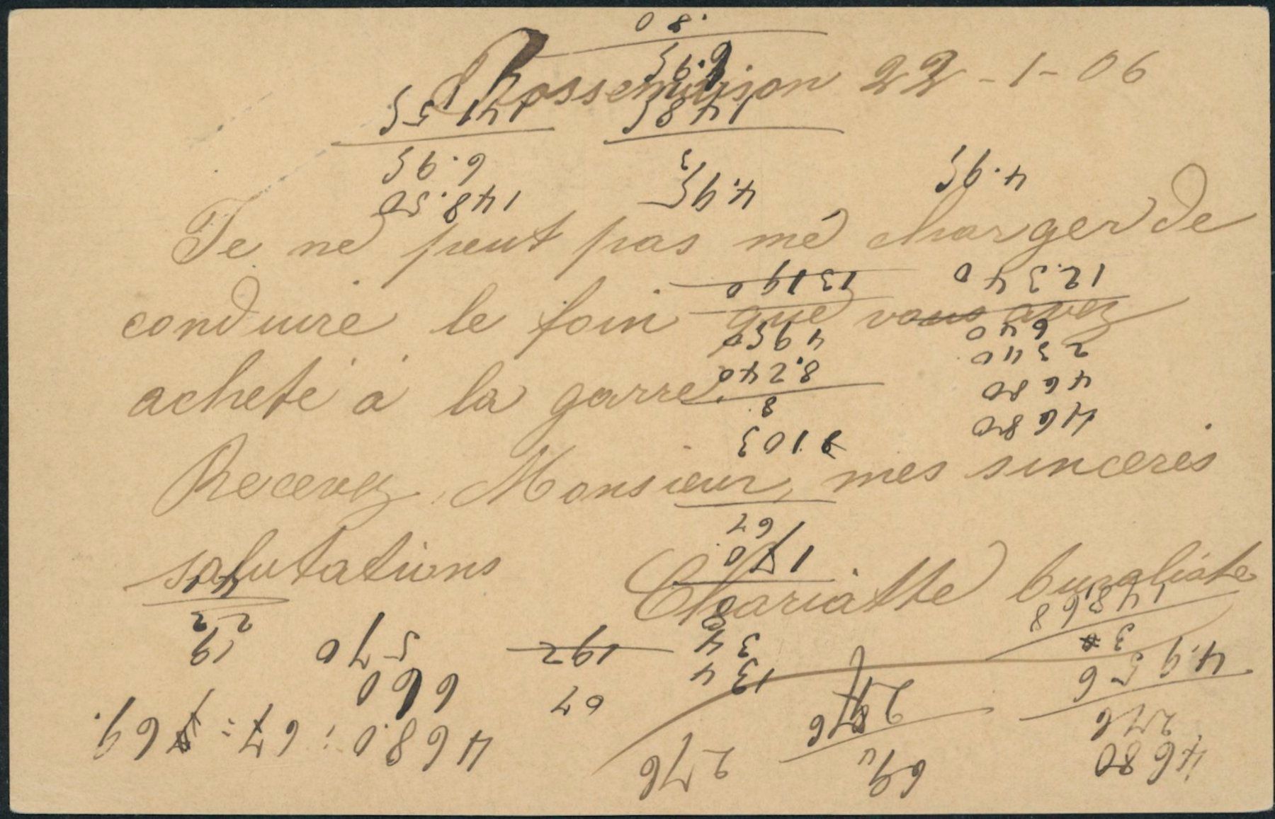 Alle Briefmarken: JU Rossemaison - Stabstempel - Delémont - Karte – Gebraucht aus Schindellegi von leecollect 1