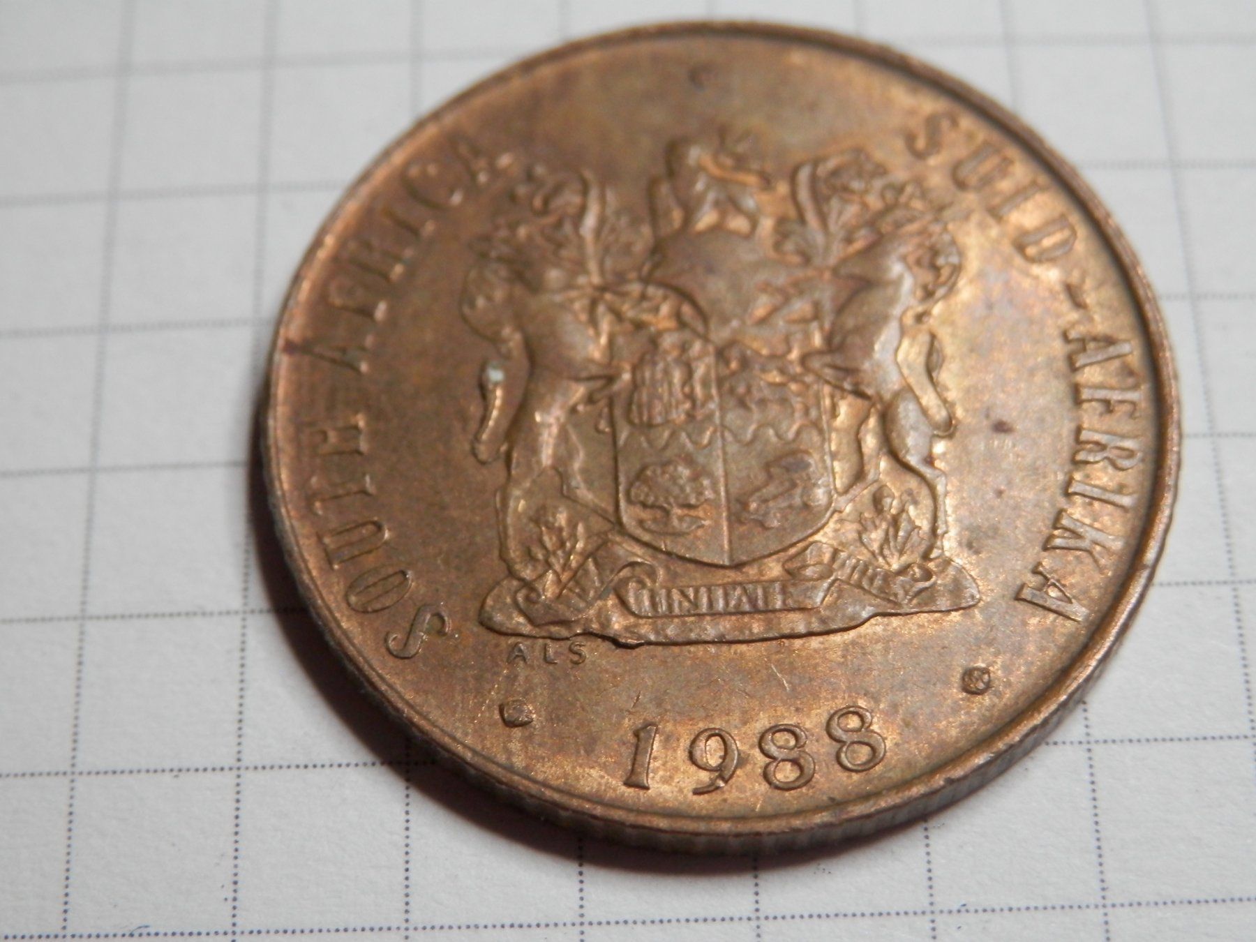 Tutti le monete: Südafrika  2 Cent, 1988 – Usato da Weiach venduto da weiach81 1