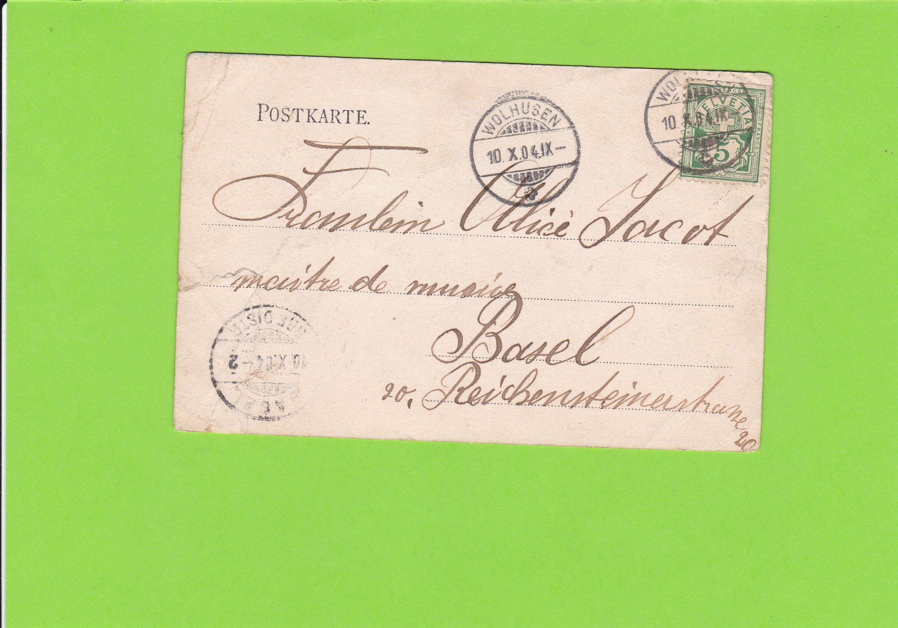 Cartoline postali: Gruss aus Wolhusen – Usato da St. Peterzell venduto da neckertal 1