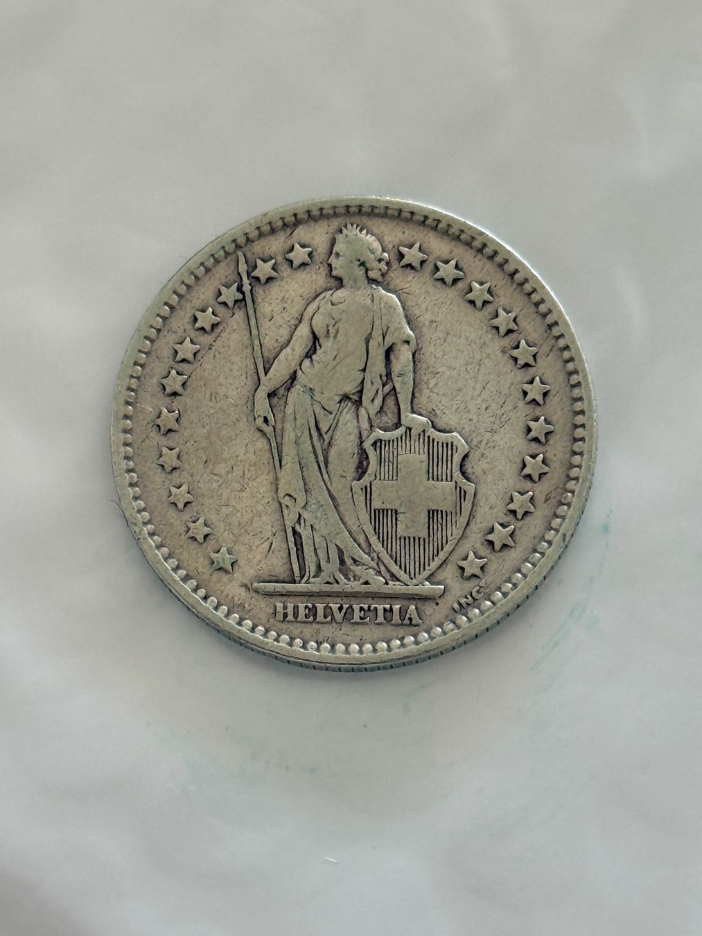 Tutti le monete: 2 Franken 1913  Silber Rar – Usato da Wallisellen venduto da SWISS_SILVER1