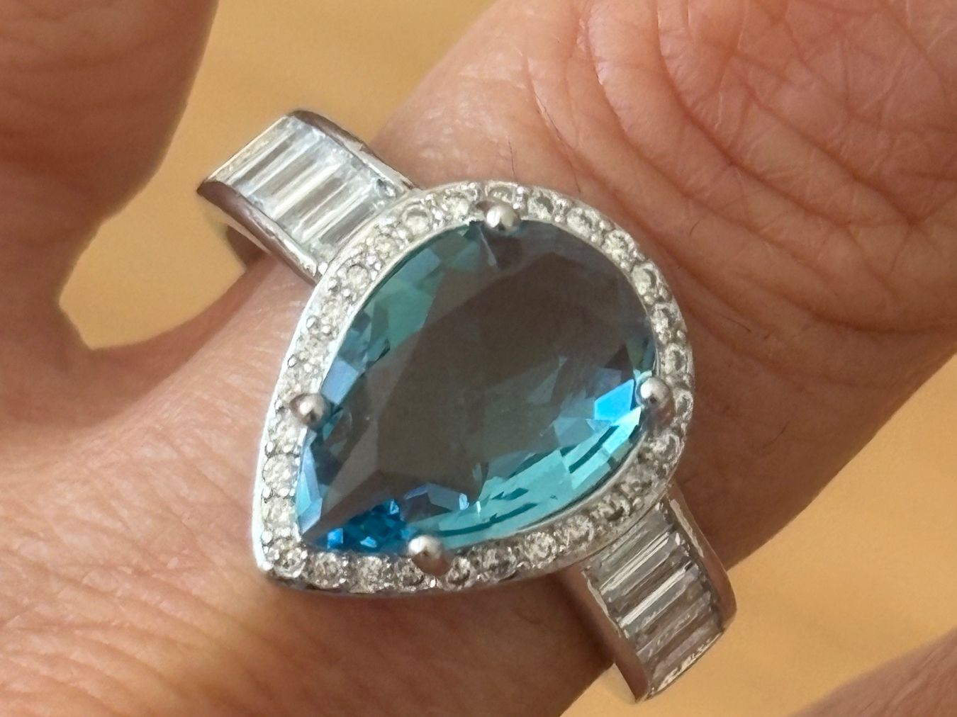 Ringe: Luxus Elegante Gr.19/9 Ring Farbe: Silber /Blau – Neu (gemäss Beschreibung) aus Biel-Bienne von Roserosse13 1