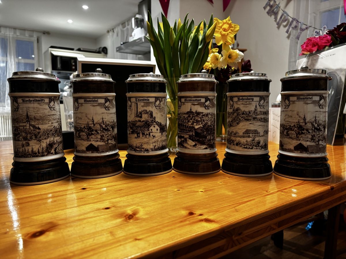 Bicchieri: Limitierte Vintage Bierkrüge – Nuovo (secondo la descrizione) da Amriswil venduto da Ka_Sc