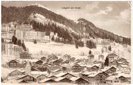 LEYSIN en hiver ca. 1910 (VD)