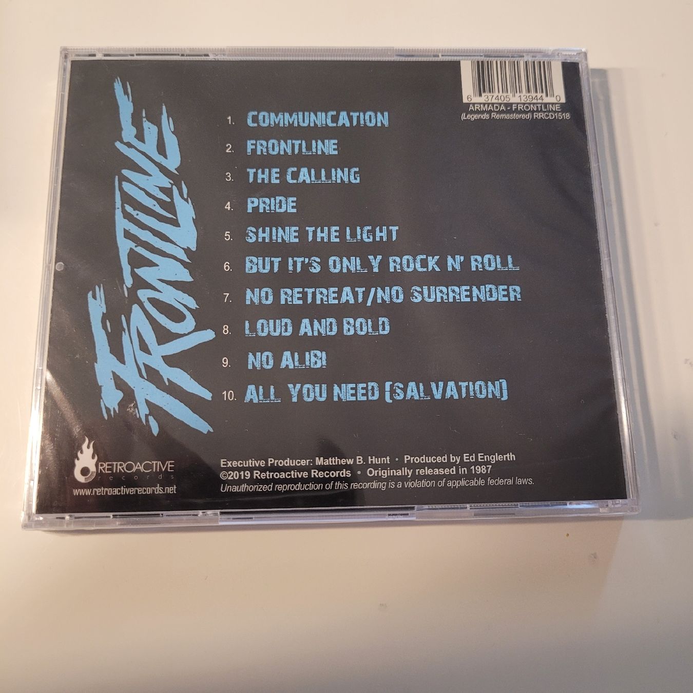 CD: Armada - Frontline, christian Metal – Nuovo e nell'imballaggio originale da Münsingen venduto da Drachenwurst 1