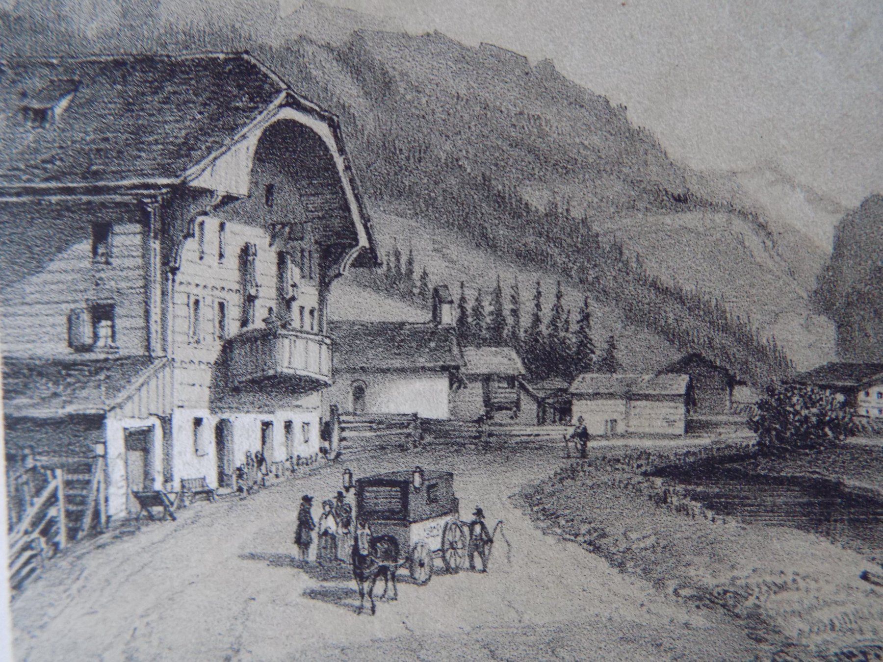 Incisioni: Kandersteg vers la Gemmi – Usato da Risch venduto da Antikfee 3