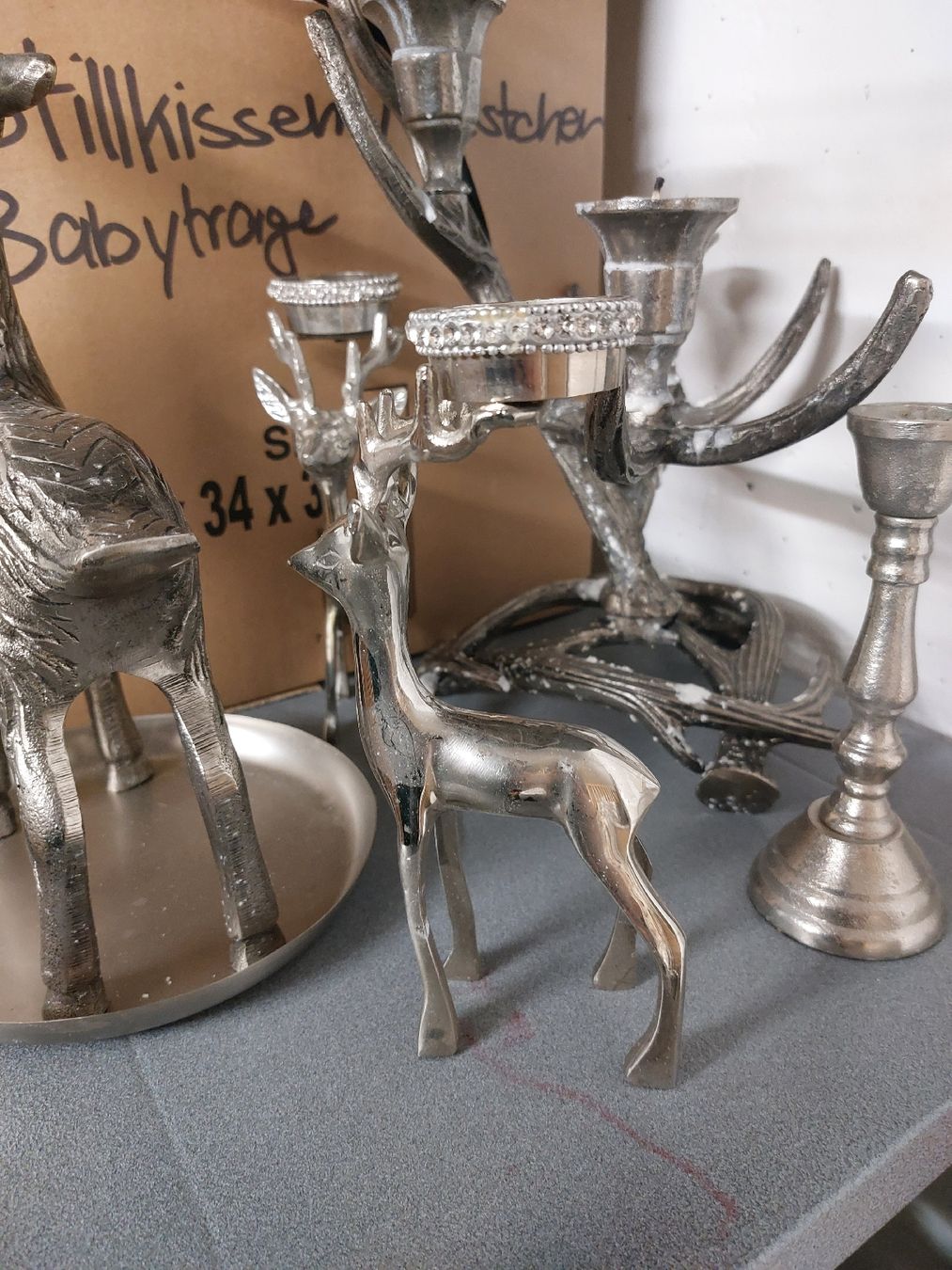 Bougeoirs: Kerzenständer Set Metall – D'occasion à Gwatt (Thun) par B.D.999 1