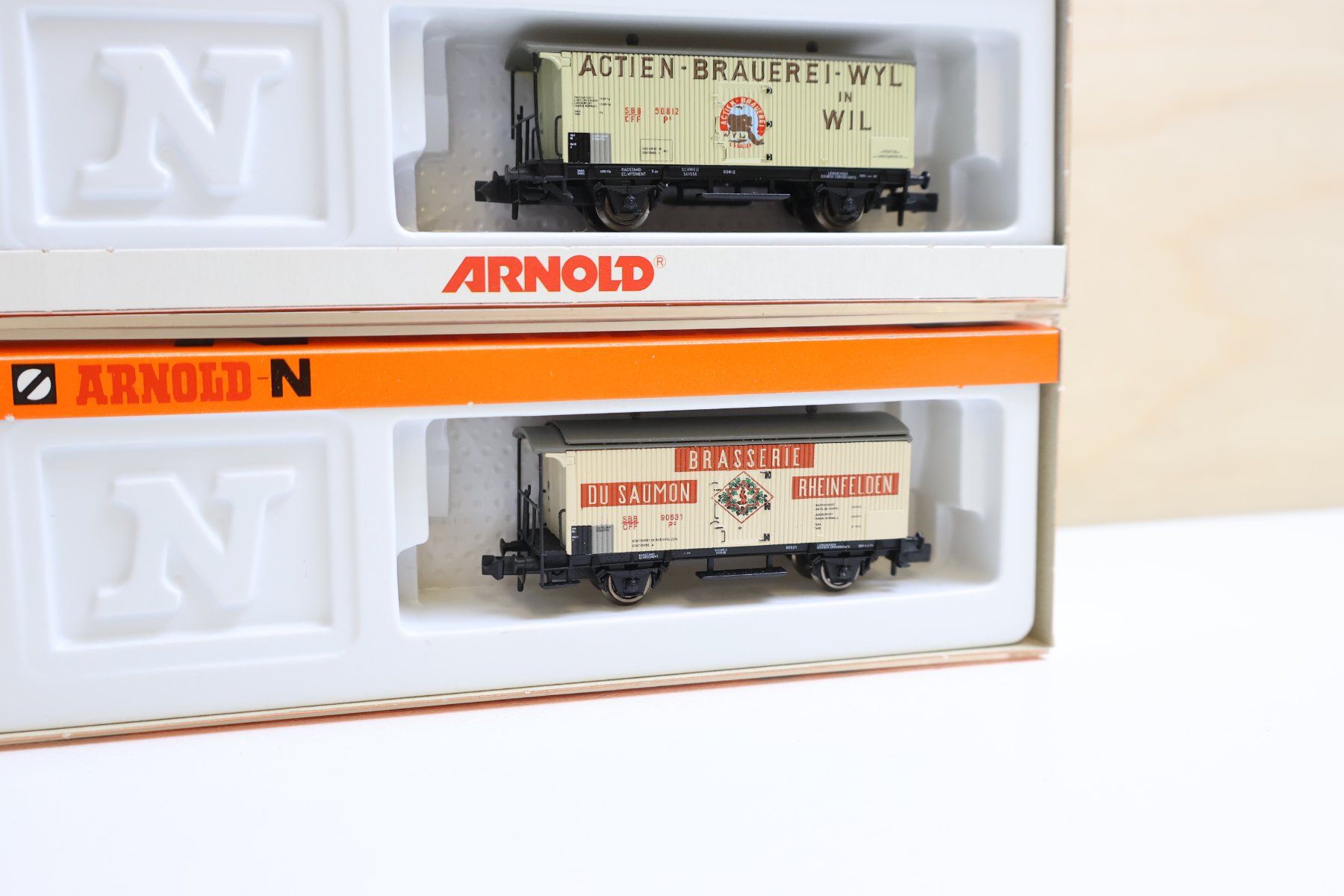 Arnold Modelleisenbahnen: ARNOLD SBB Oldtimer Bierwagen Set HN6020 – Gebraucht aus Winterthur von Monstera 3