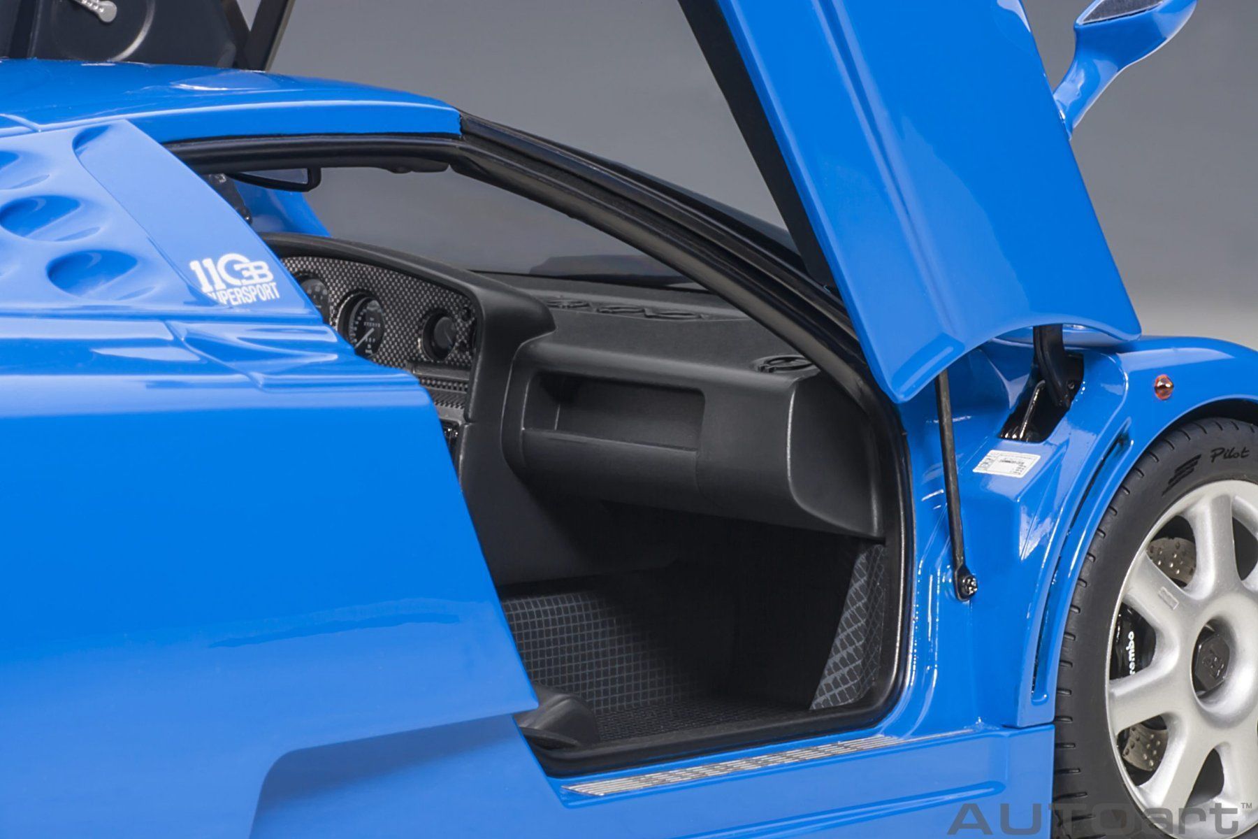 Autoart Modellini d'auto: 1:18 Bugatti EB110 SS 1994, blue AUTOart 70917 – Nuovo e nell'imballaggio originale da Rothenburg venduto da artandcars 9