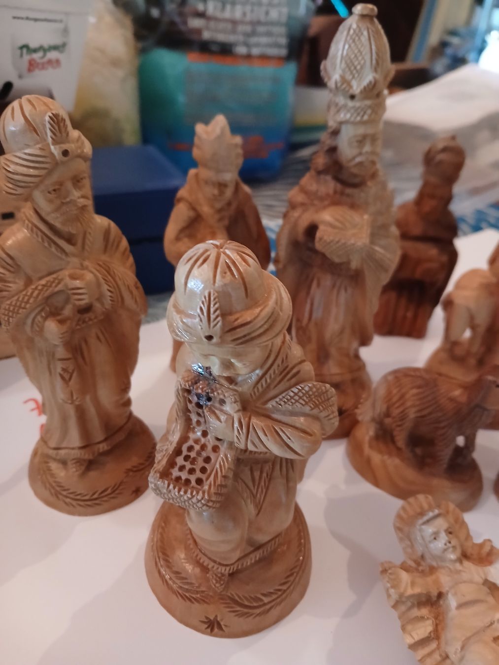Statuette: Krippenfiguren aus Holz  – Usato da Hagenbuch ZH venduto da bromaer 1