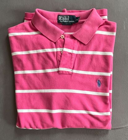 Polo Ralph Lauren Classic Herren Poloshirt Rosa Grösse L